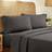 California Design Den Percale Bed Sheet Gray