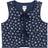 Joanie Giselle Ditsy Floral Print Quilted Tie Front Gilet - Navy