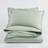 Dunelm Organic Cotton Duvet Cover Green (200x135cm)