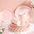 Shein Blush Pink Floral Disposable Plates Set