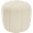 Dunelm Pumpkin Ivory Foot Stool 40cm
