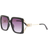 River Island Square Cut Out Sunglasses Black/Purple