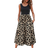 Shein Lune Leopard Print Patchwork Womens Dress
