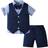 Shein Kids Suit Set - Navy Blue