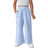 Shein Young Girl Casual Striped Plaid Letter Patched Detail WideLeg Straight Pants