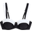 River Island Monochrome Balconette Bikini Top - Black
