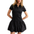 New Look Poplin Skirt Polo Mini Dress - Black