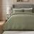 Hotel Check Duvet Cover Green (260x220cm)