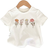 Shein Young Girls Casual Floral Pattern Short Sleeve TShirt Suitable For Summer
