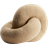 H&M Strikket Pude I Bouclé - Beige Komplet pyntepude Beige