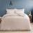 Dunelm Alston Waffle and Pillowcase Set - Duvet Cover Natural (200x200cm)