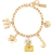 Marc Jacobs Daisy Charm Bracelet - Gold/Yellow Multicolour