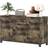 Homcom Industrial Storage Cabinet Rustic Brown Sideboard 120x70cm