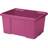 Form Fitty Pink 26L Plastic Stackable Storage Box