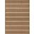 Yard Tala Stripe Jute Effect Rug Natural 140x200cm