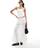 Bershka Broderad Spets - Vit