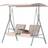 OutSunny Hammock Gunga 2-sits Hollywood Beige 175 x 112 x 165 cm