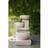 BRIGHT GARDEN 3-Tier Cascading Solar Garden Fountain