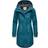 Peak Time Women's Stylish Tailored Raincoat - Petrol