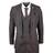 Oliver Tweed Men's Wool 3 Piece Suit Double Breasted Tweed Peaky Blinders 1920 - Brown
