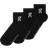 On Logo Sock Mid 3-pack - Black
