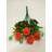 Best Artificial 34cm Orange Hydrangea Flower Spray for Display Planter Artificial Plant