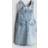 H&M Girls Blue Denim Dungaree Dress - Blue
