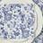 Shein Disposable Retro Blue Flower Printed Decoupage Napkins 13x13 inch 20pcs