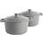 Argon Tableware Cast Iron Cookware Set with lid 2 Parts