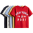 H&M 5er-Pack T-Shirts aus Jersey - Rot