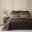 Dunelm Anders Linea Bedspread Brown (235x235cm)