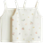 H&M Bomullslinne 2-pack - Vit/Blommig