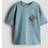 H&M Turkos T-shirt Med Tryck - Turkos/Drake