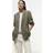 H&M Linen Blend Blazer - Green