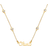 Myka Charli Name Necklace with Heart - Gold/Transparent