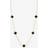 Jon Richard Gold Plated And Jet Station Clover Necklace