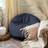 Rucomfy Kids Slouch Waffle Bean Bag Navy Blue