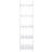 Dunelm Nautical White Ladder Step Shelf 150cm