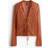 H&M Hulstrikket Top Med Bindebånd - Orange