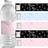 Shein Pink Blue Black Bow Water Bottle Labels 20pcs