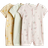 H&M Baby Pyjamasoverall 3-Pack - Gul/Citroner