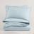 The Edited Life Organic Cotton Bed Sheet Blue (260x230cm)