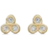 Mads Z Tiny Earring - Gold/Transparent