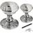 Betley Butterfly Queen Anne Reeded Internal Mortice Knob 64mm Chrome Polished 1pcs