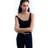 H&M Lace Trimmed Vest Top - Black