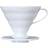 Hario V60 Coffee Dripper 02 Plastic - Hvid