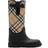 Burberry Nylon Slip-On Støvler Med B-Spænde - Sort