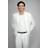 H&M Kavaj I Linmix Regular Fit - Vit