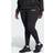 adidas Essentials Linear Cotton Tights Leggings - Black/White