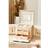 Living and Home Multi-Function Faux Leather Jewellery Storage Box with Drawers - White